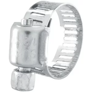 Abrazadera Mini Sin Fin de Acero Inoxidable de 1/2"a 3/4" Surtek