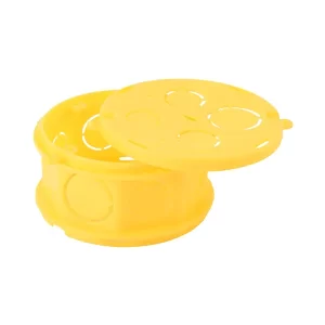 Caja de Empotrar 4X4 Amarilla con FondoTramontina