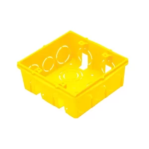 Caja de Empotrar 4X4 Amarilla Tramontina