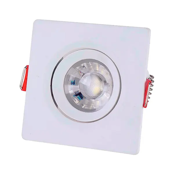 Luces de Empotrar Cuadradas 7W 3000K Tramontina