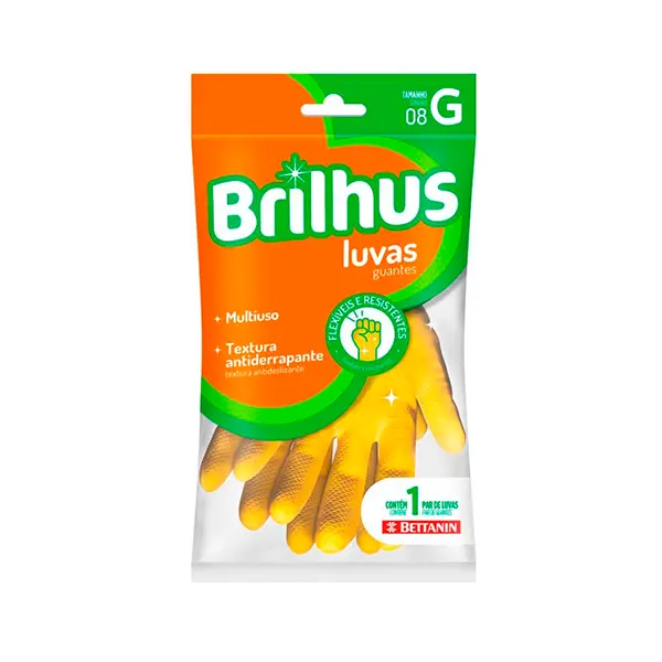 Guantes Grandes Multiuso Latex Brilhus